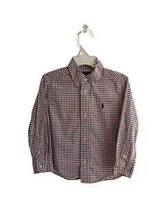 RALPH LAUREN  MULTI-COLOR  PLAID  DRESS SHIRT
