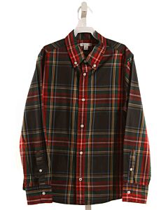 CREWCUTS  BLACK  PLAID  DRESS SHIRT