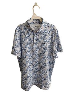 VINEYARD VINES  BLUE KNIT   DRESS SHIRT