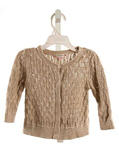 BONPOINT  BROWN    CARDIGAN