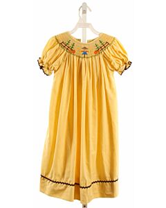 DRESSIE JESSIE  YELLOW  GINGHAM SMOCKED DRESS