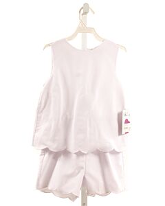 GABBY  WHITE PIQUE   ROMPER