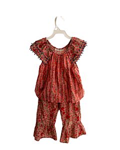 ROBERTA ROLLER RABBIT  PINK  FLORAL  2-PIECE OUTFIT