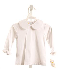 STITCHY FISH  WHITE    KNIT LS SHIRT