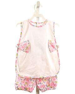 NANTUCKET KIDS  PINK  FLORAL  2-PIECE OUTFIT