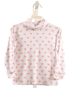 BISBY BY LITTLE ENGLISH  PINK  PRINT  KNIT LS SHIRT