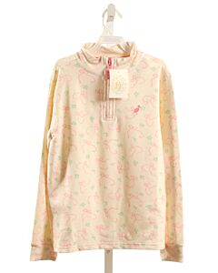 THE BEAUFORT BONNET COMPANY  IVORY  FLORAL  PULLOVER