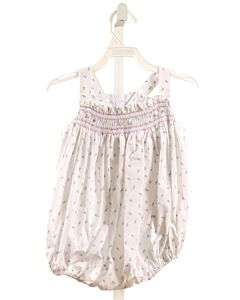 THE BEAUFORT BONNET COMPANY  LAVENDER  FLORAL SMOCKED BUBBLE