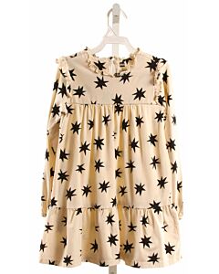 TEA  BLACK  PRINT  KNIT DRESS