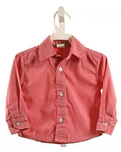 CLASSIC WHIMSY  RED  GINGHAM  DRESS SHIRT