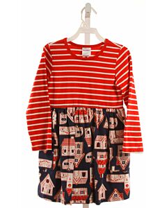 HANNA ANDERSSON  RED  PRINT  KNIT DRESS