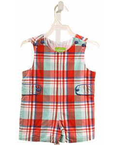 CLASSIC WHIMSY  RED  PLAID  JON JON