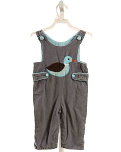 SHRIMP & GRITS  GRAY CORDUROY  APPLIQUED LONGALL