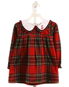 CECIL & LOU  RED  PLAID  DRESS