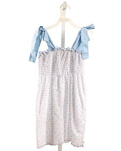 JAMES & LOTTIE  BLUE   PRINTED DESIGN DRESS