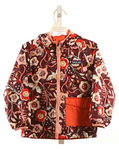 PATAGONIA  MAROON  FLORAL  OUTERWEAR