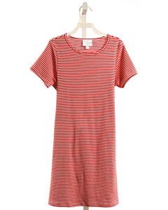 LITTLE ENGLISH  RED  STRIPED  KNIT DRESS