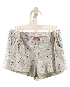 BELLA BLISS  LT GREEN  FLORAL  SHORTS