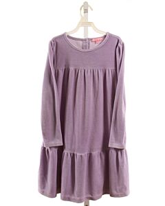 BISBY BY LITTLE ENGLISH  LAVENDER VELOUR   DRESS