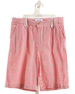 CPC  RED SEERSUCKER STRIPED  SHORTS