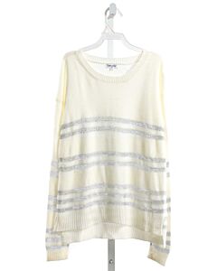 SPLENDID  CREAM  STRIPED  PULLOVER