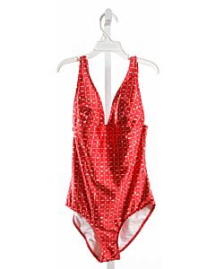 VINEYARD VINES  RED    1-PIECE SWIMSUIT