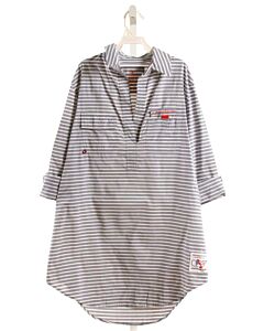 VINEYARD VINES  GRAY  STRIPED  DRESS