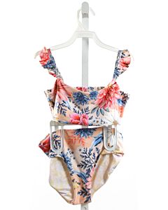 AGUA BENDITA  PINK  FLORAL  2-PIECE SWIMSUIT