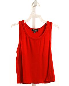 FLOWERS BY ZOE  RED    KNIT TANK