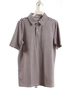 SOUTHERN TIDE  NAVY  STRIPED  KNIT SS SHIRT