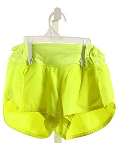LULULEMON  BRIGHT YELLOW    SHORTS