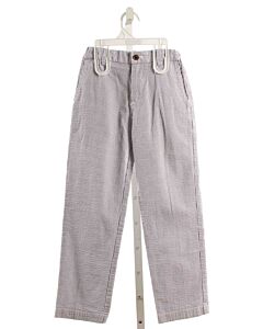 BROOKS BROTHERS  BLUE SEERSUCKER STRIPED  PANTS