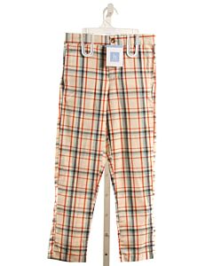 BELLA BLISS  IVORY  PLAID  PANTS