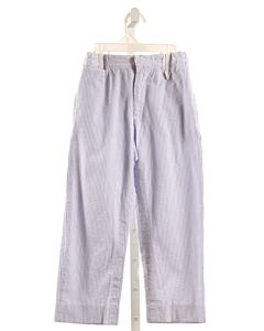 TF LAURENCE  BLUE SEERSUCKER STRIPED  PANTS