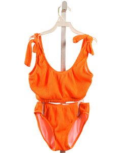 SNAPPER ROCK  ORANGE SEERSUCKER   2-PIECE SWIMSUIT