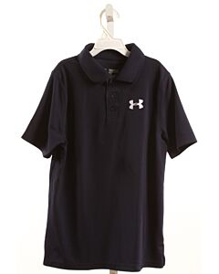 UNDER ARMOUR  NAVY    KNIT SS SHIRT