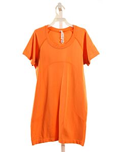LULULEMON  ORANGE    KNIT SS SHIRT