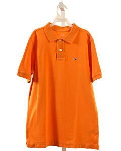 VINEYARD VINES  ORANGE    KNIT SS SHIRT
