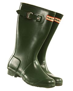 HUNTER GREEN BOOTS  *EUC SIZE CHILD 3
