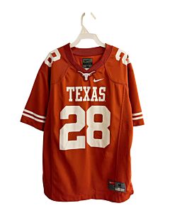 NIKE  ORANGE  PRINT  KNIT SS SHIRT