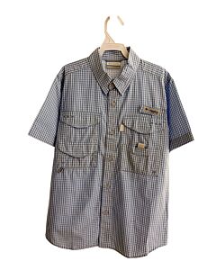 COLUMBIA  LT BLUE    SHIRT-SS