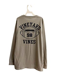 VINEYARD VINES  GRAY   PRINTED DESIGN T-SHIRT