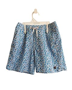 JOHNNIE-O  BLUE  FLORAL  SWIM TRUNKS
