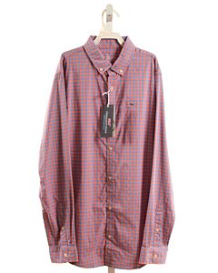 VINEYARD VINES  PINK  GINGHAM  DRESS SHIRT