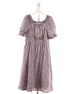 CREWCUTS  PURPLE  FLORAL  DRESS