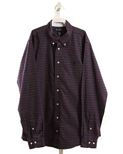 BROOKS BROTHERS  PURPLE  PLAID  DRESS SHIRT