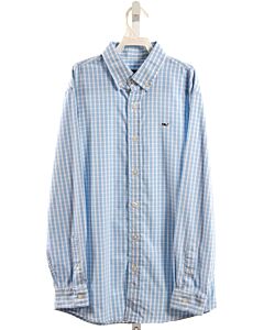 VINEYARD VINES  LT BLUE  GINGHAM  DRESS SHIRT
