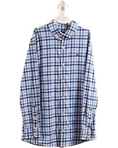 VINEYARD VINES  BLUE  PLAID  DRESS SHIRT