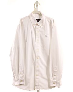 VINEYARD VINES  WHITE    DRESS SHIRT