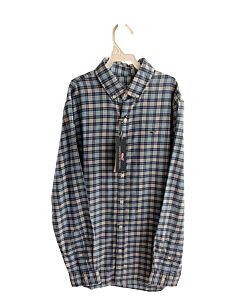 VINEYARD VINES  BLUE FLANNEL PLAID  DRESS SHIRT